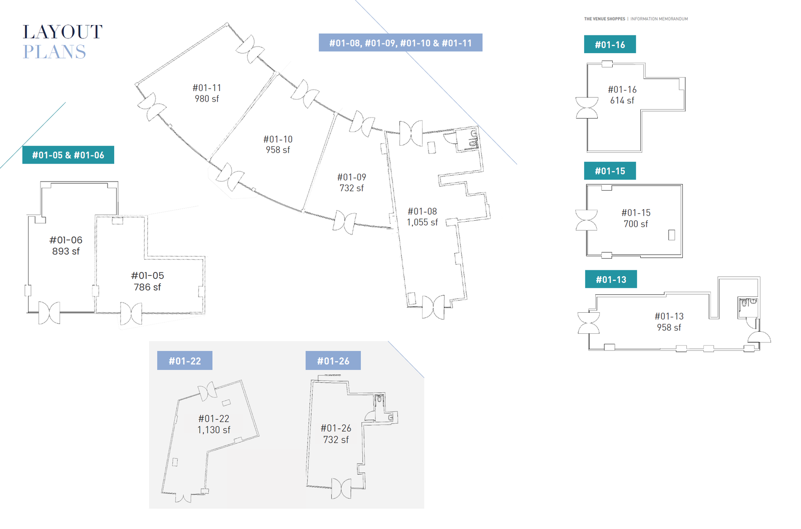 The Venue Shoppes 1 Bedroom Floor Plan 1